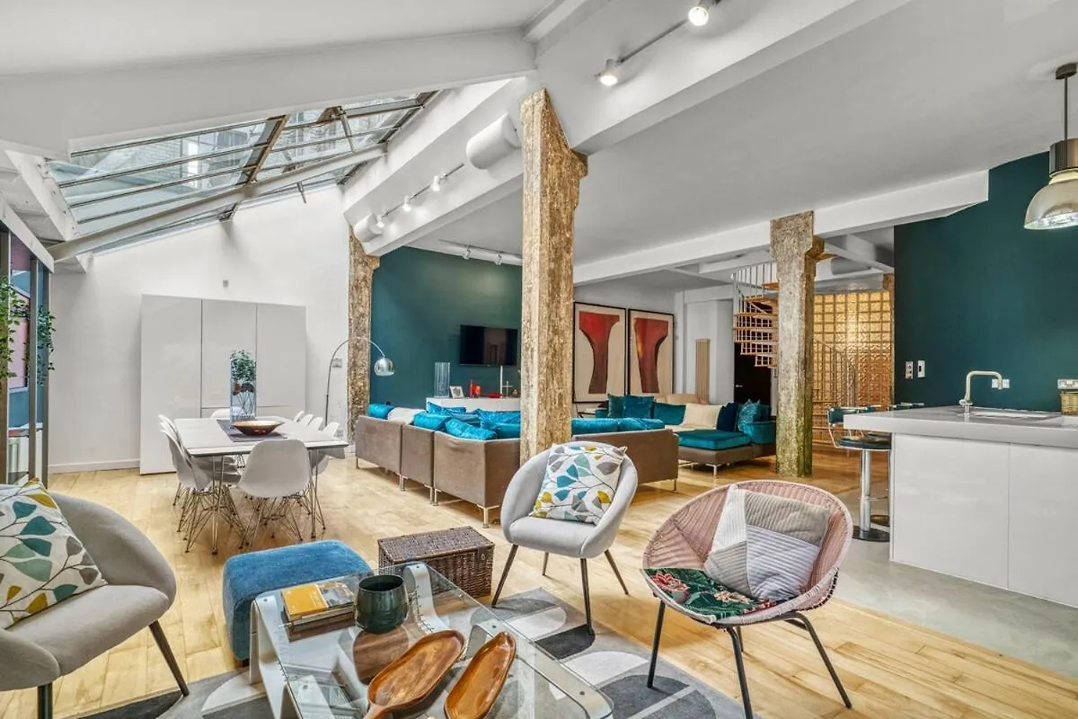 Shoreditch 6Bdr Penthouse Loft, Private Courtyard, Great For Families And Large Groups, Unique Warehouse Conversion, Trendy And Fun Location London 0*,